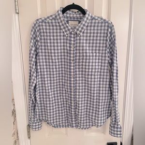 Forever 21 Gingham Button Up Shirt